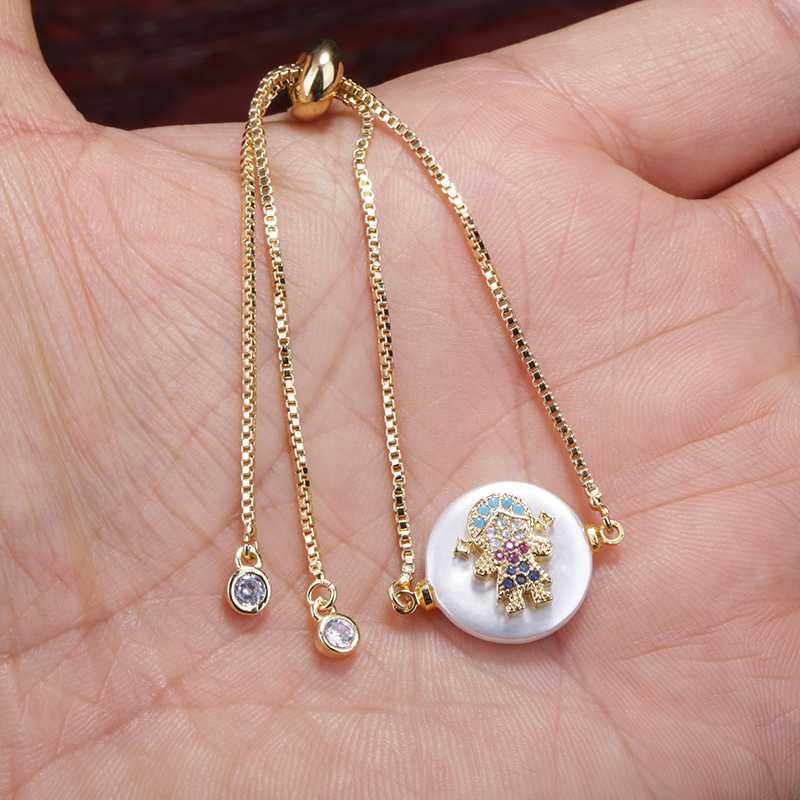 cz tiny gold girl child image charm round coin pearl connector bead thin link bracelet for woman jewelry gift for mother
cz tiny gold girl child image charm round coin pearl connector bead thin link bracelet for woman jewelry gift for mother