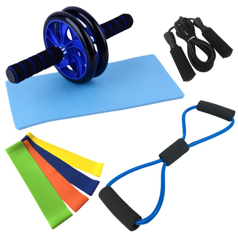 Home Gym Fitness Set Abdominal Roller Wheel 8 Shape Resistance Band Resistance Loop Band Jump Rope Pack Kit, Black
Home Gym Fitness Set Abdominal Roller Wheel 8 Shape Resistance Band Resistance Loop Band Jump Rope Pack Kit, Black
