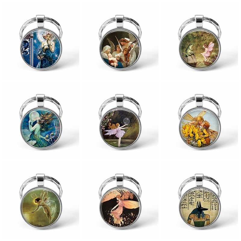 Fairy In Moon Photo Key Chains Angel Pendant Glass Cabochon Jewelry Fairy Dust Keychain Elf Keyring For Women Best Gifts
Fairy In Moon Photo Key Chains Angel Pendant Glass Cabochon Jewelry Fairy Dust Keychain Elf Keyring For Women Best Gifts
