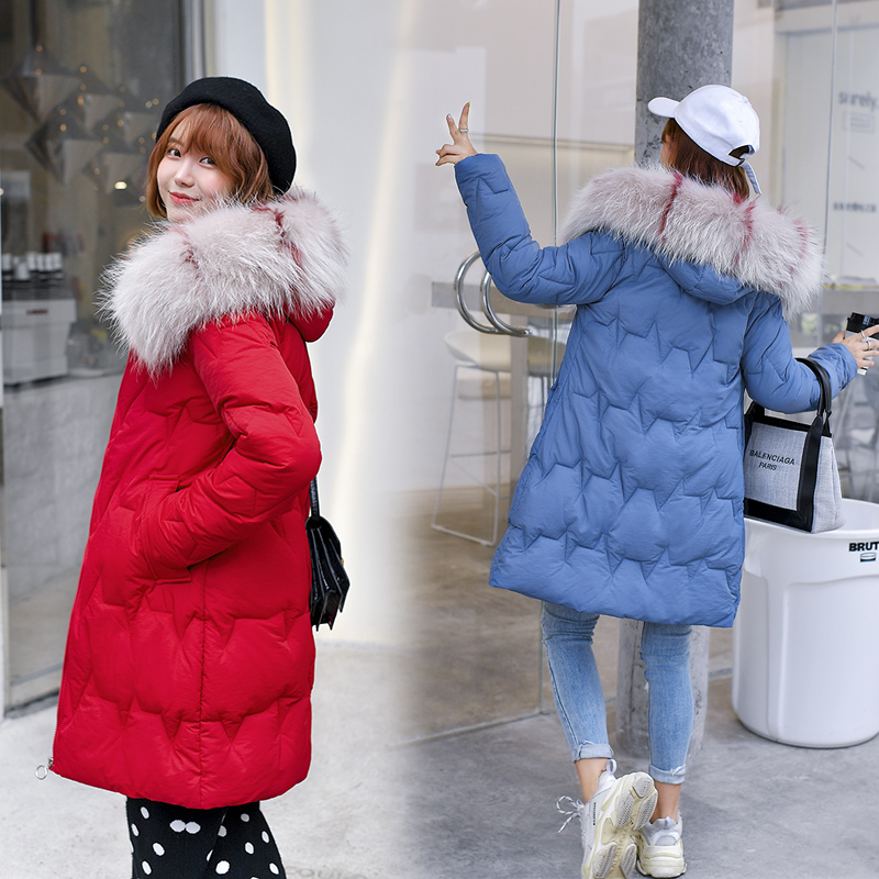 New Women's Winter Long Slim Large Fur Collar Down Cotton Jacket Size S-3XL, Creamy-white
New Women's Winter Long Slim Large Fur Collar Down Cotton Jacket Size S-3XL, Creamy-white