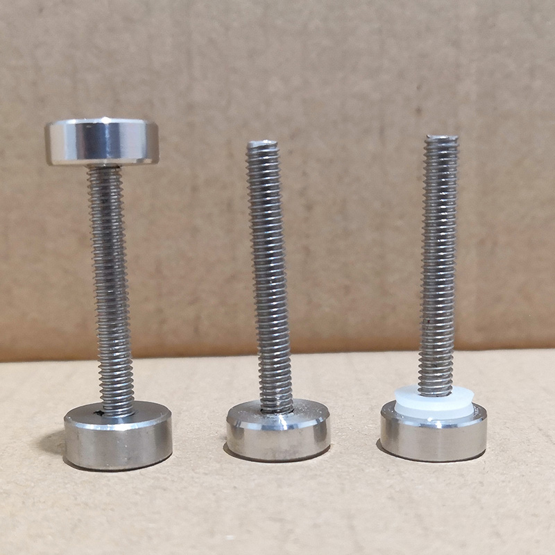 M4 double threaded screw mirror energy saving Glass acrylic Decorative household advertising fixed nail