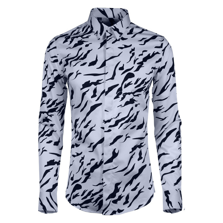 Luxury Allover Printed Men Camisa Masculina Long Sleeve Mens Dress Shirt Hight Quality Fabric Slim Fit Man Shirts, Black
Luxury Allover Printed Men Camisa Masculina Long Sleeve Mens Dress Shirt Hight Quality Fabric Slim Fit Man Shirts, Black