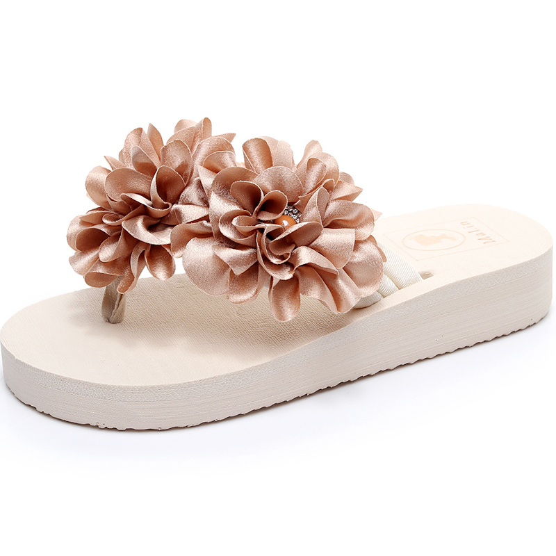 thick bottom flower slippers woman pearl appliques flip flops ladies summer flower beach shoes women slides 2019 new, Beige
thick bottom flower slippers woman pearl appliques flip flops ladies summer flower beach shoes women slides 2019 new, Beige
