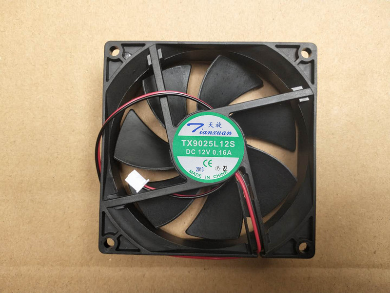 For Tianxuan TX9025L12S 90*90*25mm 12V 0.16A Cooling Fan Processor Cooler Heatsink Fan For Computer
For Tianxuan TX9025L12S 90*90*25mm 12V 0.16A Cooling Fan Processor Cooler Heatsink Fan For Computer