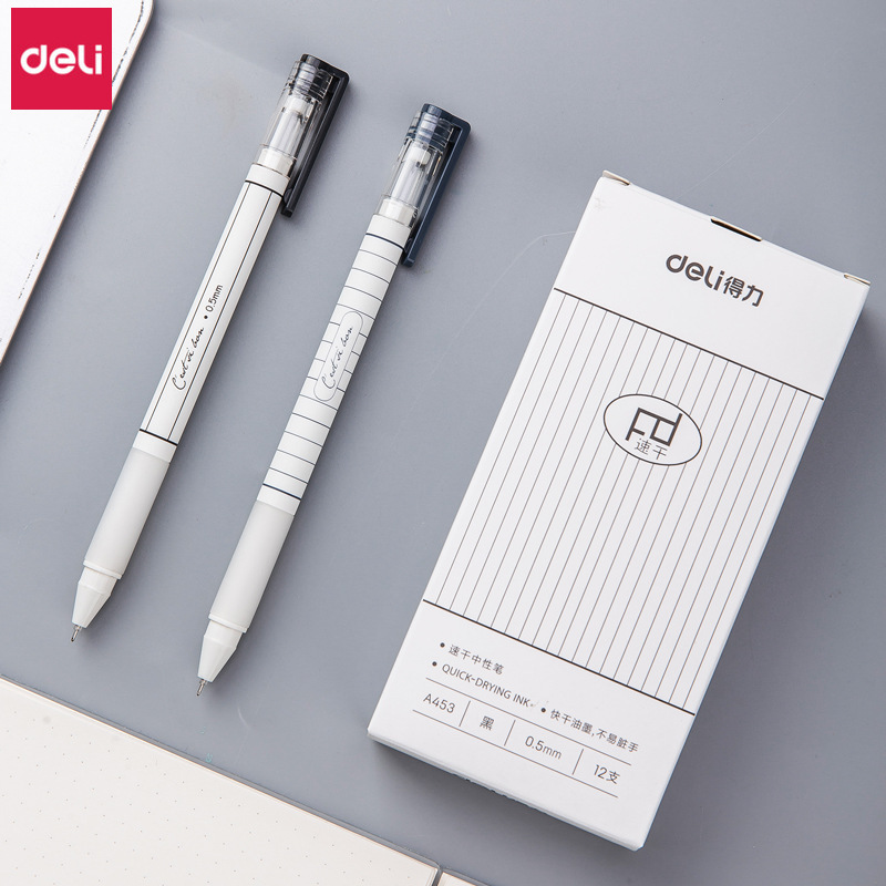 Deli Gel pen 2 Pcs 0.5mm students writing g Black ink High quality kawaii gel pen for Office supplies Creative Stationery
Deli Gel pen 2 Pcs 0.5mm students writing g Black ink High quality kawaii gel pen for Office supplies Creative Stationery