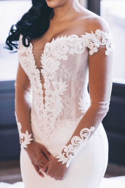 lace mermaid arabic plus size wedding dresses long sleeves cheap sexy bridal dresses elegant wedding gowns
