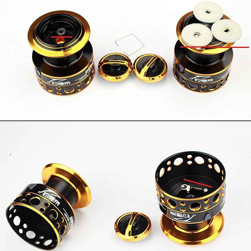 Metal Spinning ReelGapless 121BB 521 Carp Fishing Reel Fly Wheel Sea Rod Reel Fishing Tackle Pesca Fishing Accessories
