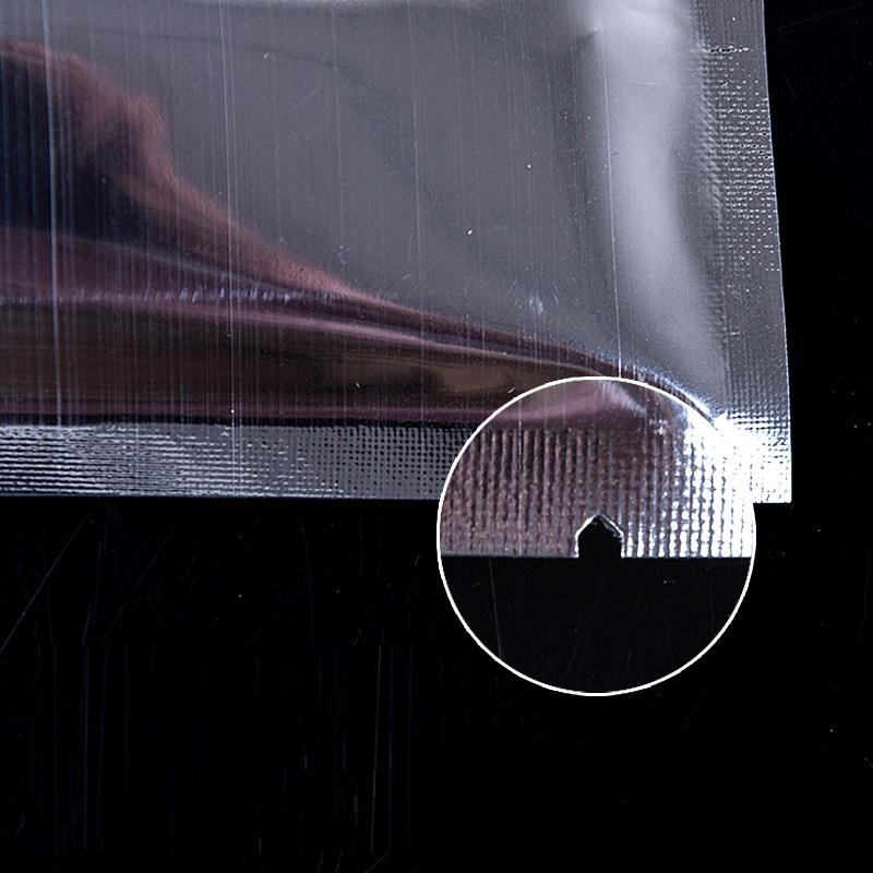 100PCS 16Silk Aluminized Flat Bag Food Packaging Bag Aluminum Foil Vacuum Electronic Accessories