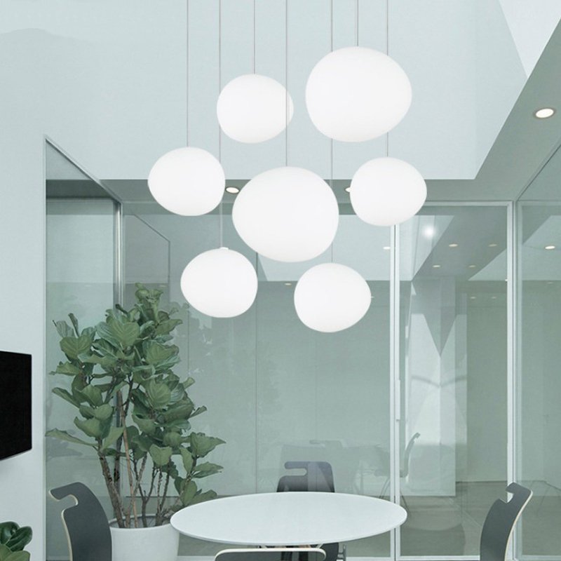 Italy Foscarini Gregg Suspension Lamps Glass Pendant Lights Modern Led Irregular Hanging Lamp Dining Room Kitchen Light Fixtures