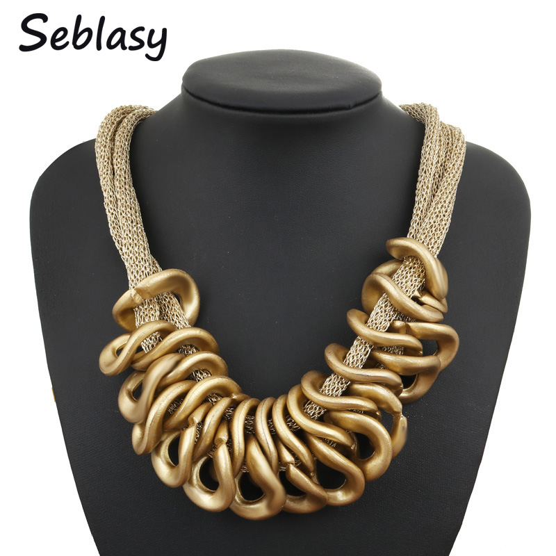 Seblasy Punk Big Statement Geometric Patterns Circles Necklaces & Pendants for Women New Fashion Night Club Jewelry Gifts Femme
Seblasy Punk Big Statement Geometric Patterns Circles Necklaces & Pendants for Women New Fashion Night Club Jewelry Gifts Femme