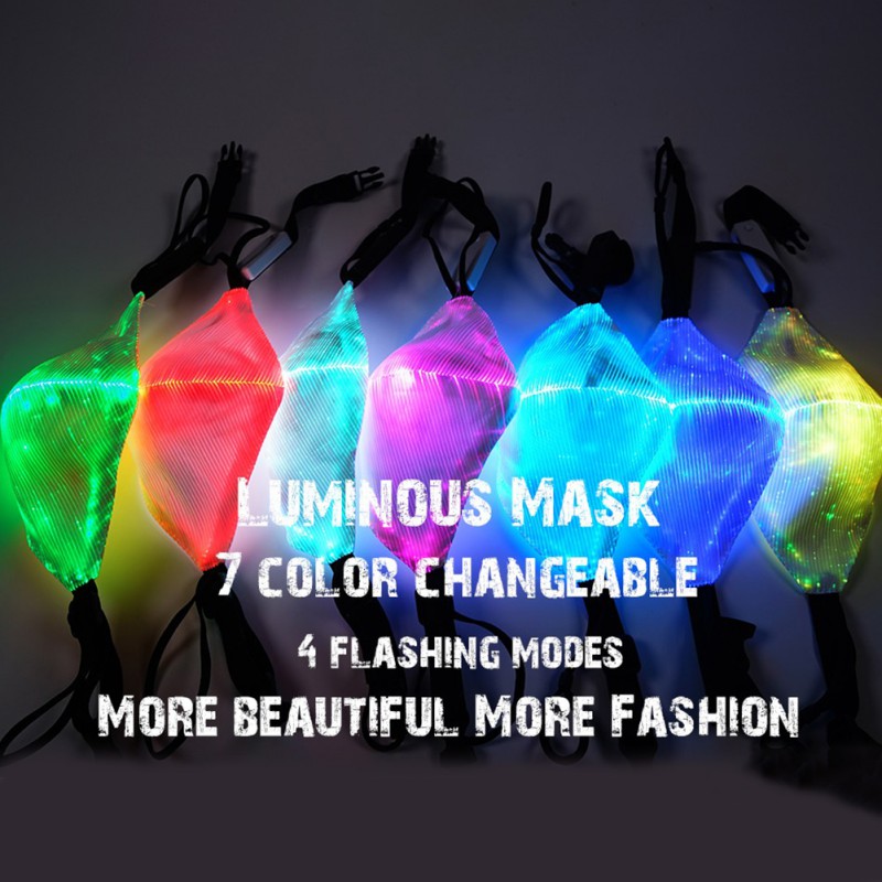 Halloween LED Mask Anti Dust 7 Colors Changeable Luminous Mask With USB Charge Masks for Break Dance DJ Music Party Halloween
Halloween LED Mask Anti Dust 7 Colors Changeable Luminous Mask With USB Charge Masks for Break Dance DJ Music Party Halloween