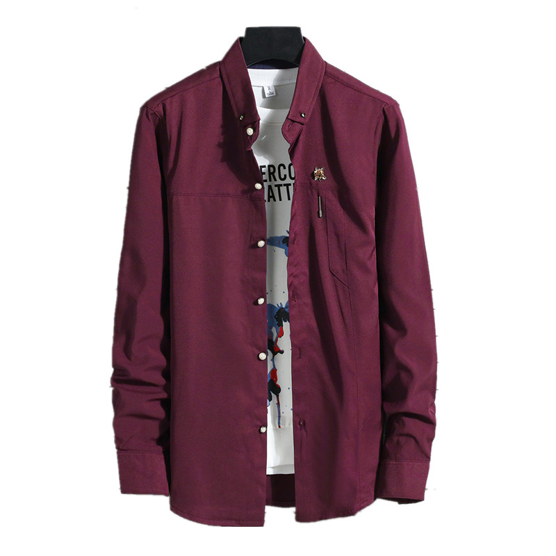 Fashion Men Shirts Business Shirt Long Sleeve Slim Fit Tops White Red Blue Smart Male Social Dress Shirt
Fashion Men Shirts Business Shirt Long Sleeve Slim Fit Tops White Red Blue Smart Male Social Dress Shirt
