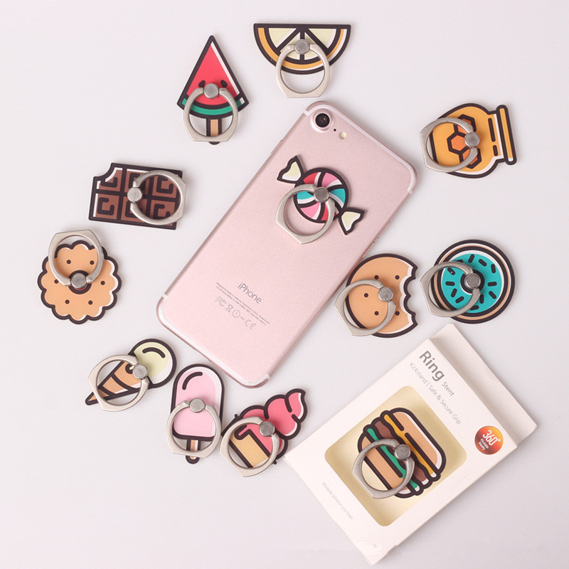 Ring Buckle Bracket Holder Mounts Snack Shape Cartoon Cute Cell Phone Finger Ring Bracket Universal For Apple iPhone 7 8 xs max, Mixed 12 colors or remark
Ring Buckle Bracket Holder Mounts Snack Shape Cartoon Cute Cell Phone Finger Ring Bracket Universal For Apple iPhone 7 8 xs max, Mixed 12 colors or remark