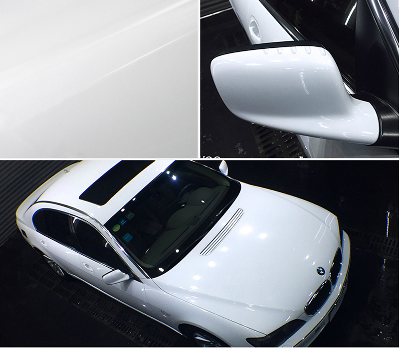 Super High Gloss White Vinyl Car Wrap Glossy Shiny White Film With Air Bubble Free For Vehicle Wrap Sticker Foil