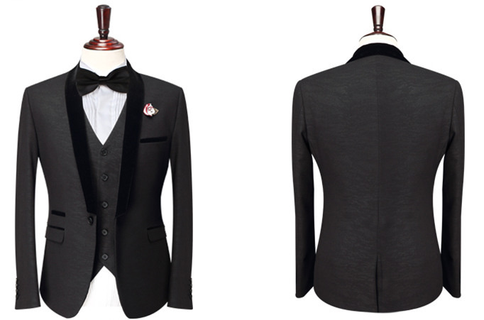 New Arrival One Button Groomsmen Shawl Lapel Groom Tuxedos Men Suits Wedding/Prom Best Man Blazer ( Jacket+Pants+Vest+Tie) A224, Same as image
New Arrival One Button Groomsmen Shawl Lapel Groom Tuxedos Men Suits Wedding/Prom Best Man Blazer ( Jacket+Pants+Vest+Tie) A224, Same as image