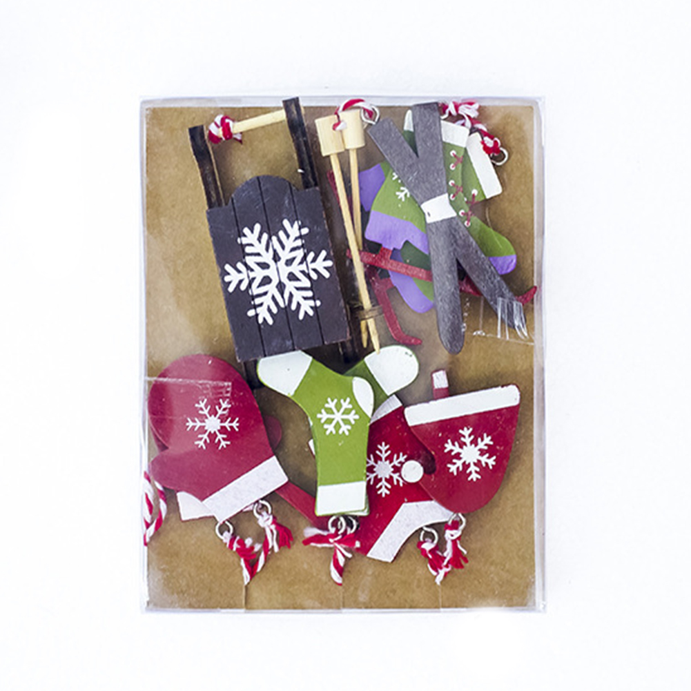 6pcs/set Hanging Christmas Pendant Ornaments Gift Ski Suit DIY Sled Kids Gloves Cute Bedroom Wooden Boots Festival Decoration
6pcs/set Hanging Christmas Pendant Ornaments Gift Ski Suit DIY Sled Kids Gloves Cute Bedroom Wooden Boots Festival Decoration