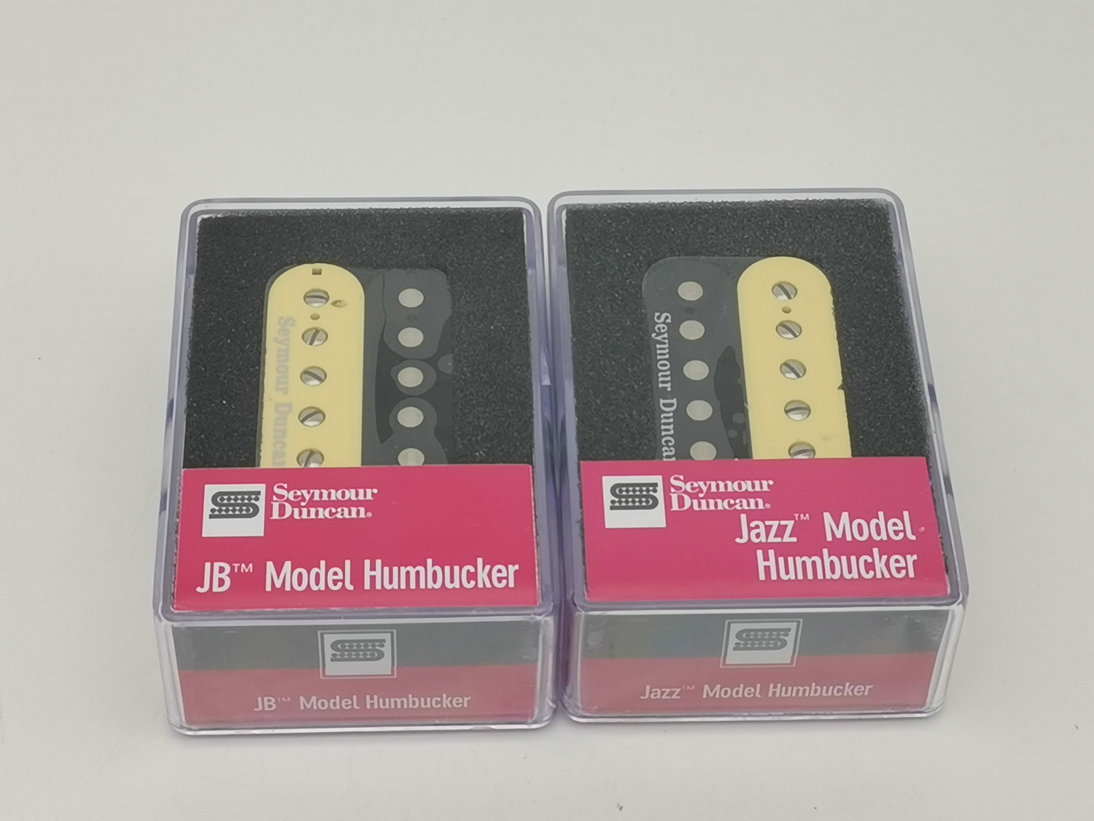 Seymour Duncan pickups Hot Rodded Humbucker Set SH-2n and SH-4 Guitar Pickups Black Zebra Humbucker Pickups
Seymour Duncan pickups Hot Rodded Humbucker Set SH-2n and SH-4 Guitar Pickups Black Zebra Humbucker Pickups