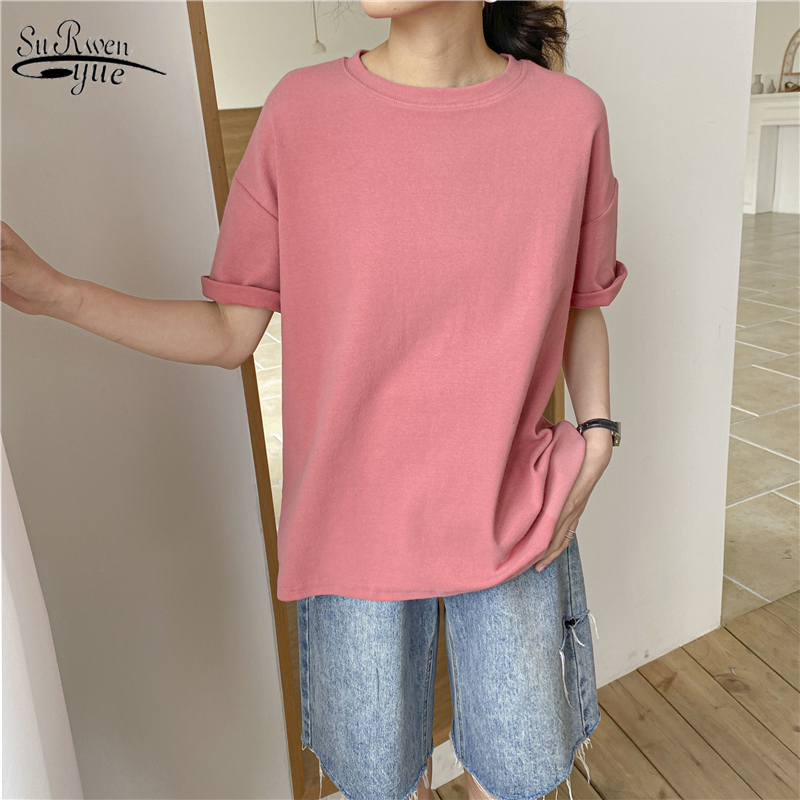2020 Summer Oversize T Shirt Women Basic Long T-shirt Loose Streetwear T-shirts Tee Tops Solid O-neck Ladies Clothes 9867, Black
2020 Summer Oversize T Shirt Women Basic Long T-shirt Loose Streetwear T-shirts Tee Tops Solid O-neck Ladies Clothes 9867, Black
