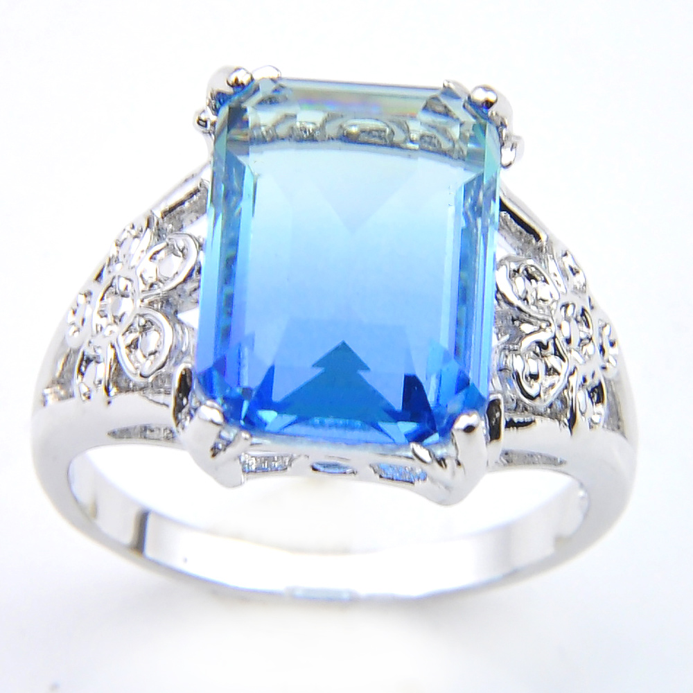 Wholesale LuckyShien New 10 Pcs/Lot Retro 925 Silver BI-COLORED Tourmaline Crystal Zircon Silver Wedding Jewelry Rings For Women, Slivery;golden
Wholesale LuckyShien New 10 Pcs/Lot Retro 925 Silver BI-COLORED Tourmaline Crystal Zircon Silver Wedding Jewelry Rings For Women, Slivery;golden