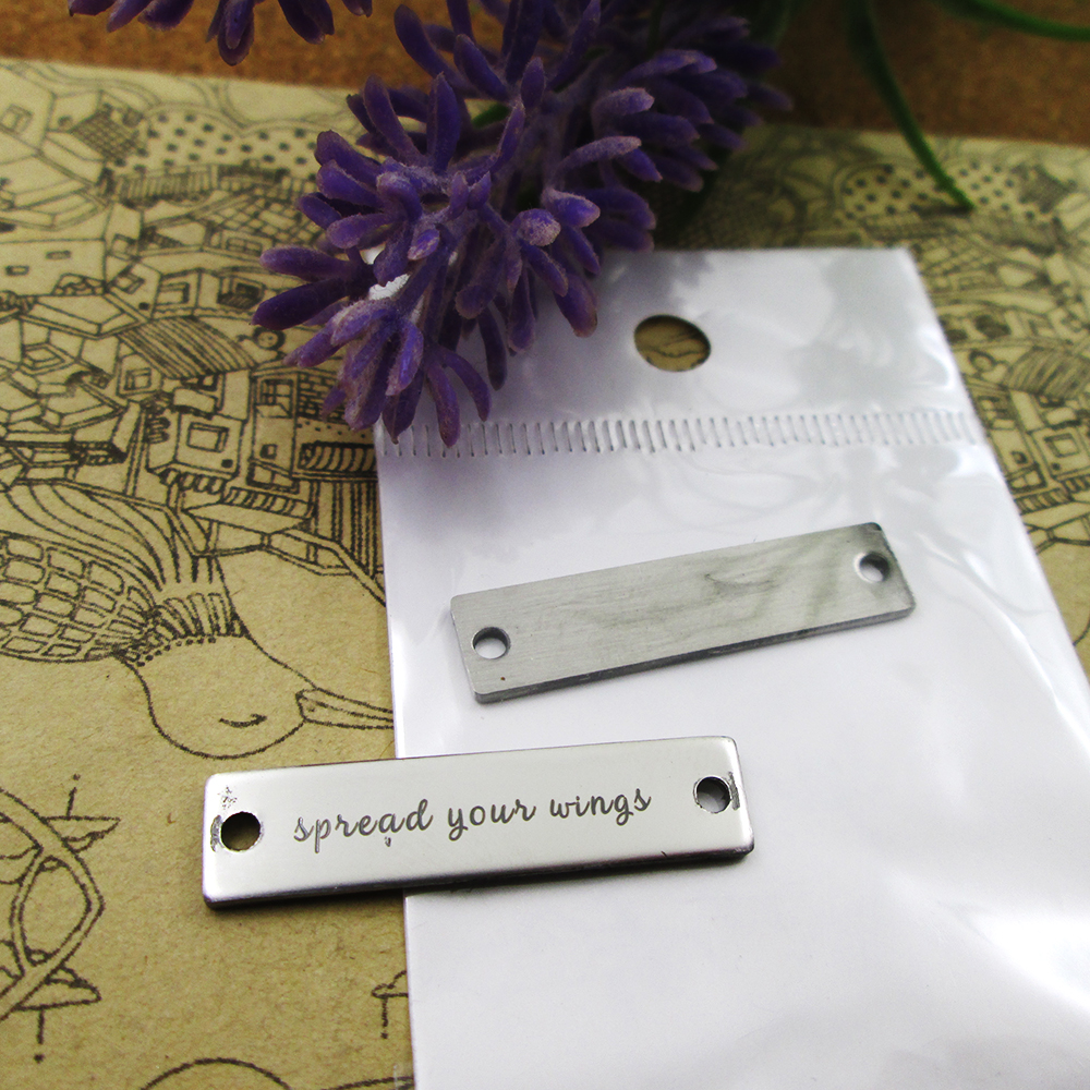 40pcs--"Spread your Wings Connector"stainless steel charms more style for choosing DIY Charms pendants for necklace
40pcs--"Spread your Wings Connector"stainless steel charms more style for choosing DIY Charms pendants for necklace