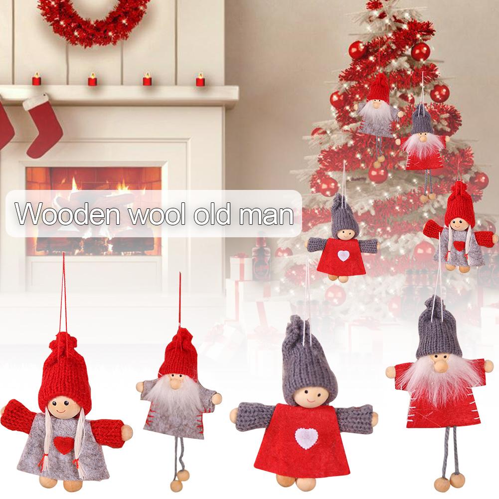 Lovely Christmas Tree Hanging Christmas Decoration Innovative Wooden Boy Girl Doll Tree Pendant Mini Doll 2020
Lovely Christmas Tree Hanging Christmas Decoration Innovative Wooden Boy Girl Doll Tree Pendant Mini Doll 2020