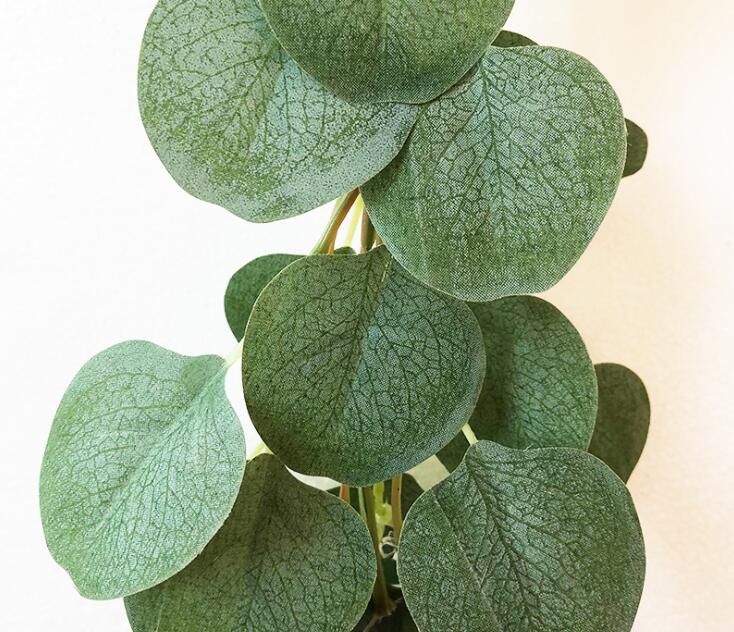 Artificial Green Eucalyptus Vines Rattan artificial Fake Plants Ivy Wreath Wall Decor Vertical Garden Wedding Decoration
