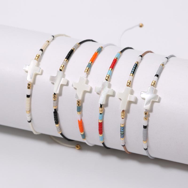 Rttooas Cross Miyuki Seed Beads Bracelet Women Fashion Mini Beaded Bracelets & Bangles Boho Adjustable Mix Colors Beads Bracelet
Rttooas Cross Miyuki Seed Beads Bracelet Women Fashion Mini Beaded Bracelets & Bangles Boho Adjustable Mix Colors Beads Bracelet