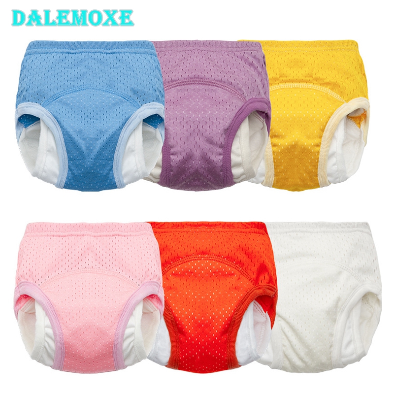 DALEMOXU Summer Children Learning Training Pants Ice Silk Mesh Cloth Diaper Baby Panties Gauze Newborn Reusable Diaper Underwear, White
DALEMOXU Summer Children Learning Training Pants Ice Silk Mesh Cloth Diaper Baby Panties Gauze Newborn Reusable Diaper Underwear, White