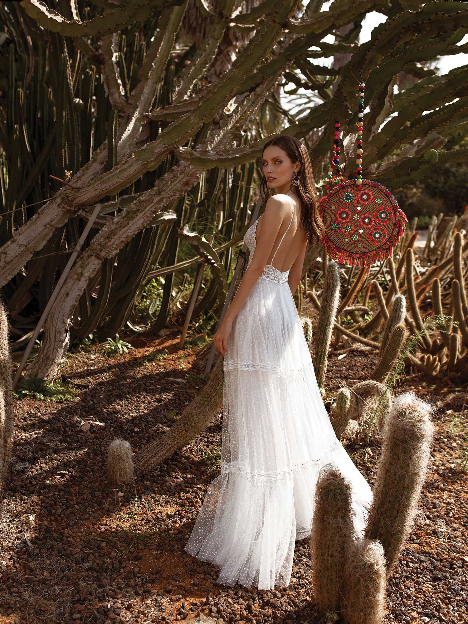 asaf dadush wedding dresses beading spaghetti straps bohemian lace bridal gowns backless floor length vestido de novia