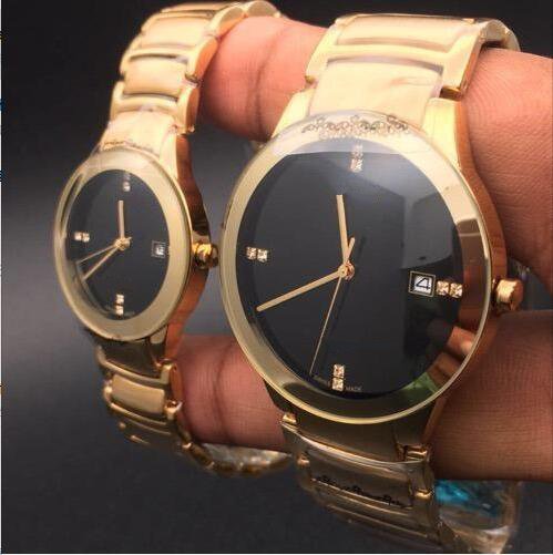 Neue Mode Mann Frau Uhr Quarzwerk Luxusuhr für Mann FRAUEN Armbanduhr Stahluhren rd08