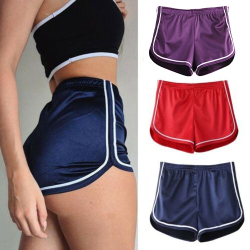 Women High Waist Shorts Summer Silk Slim Solid Color Shorts Beach Style Side Stripe Sexy For Woman, Lq2234dz
Women High Waist Shorts Summer Silk Slim Solid Color Shorts Beach Style Side Stripe Sexy For Woman, Lq2234dz