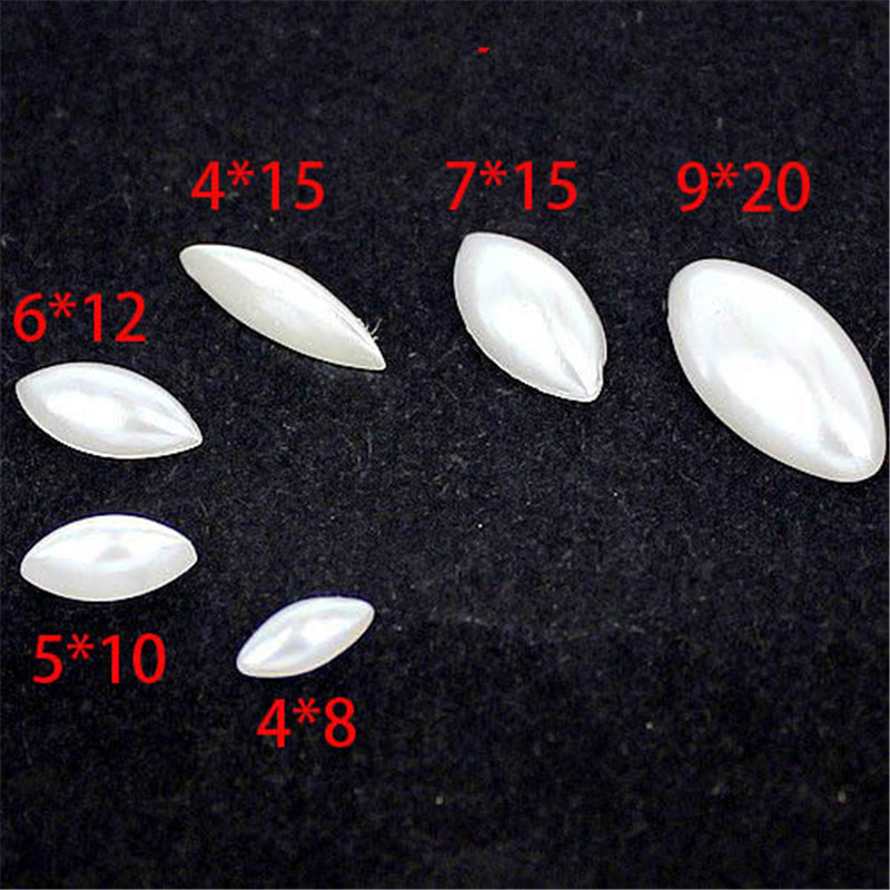 Nail decorative Various sizes pearl white horse eye Shape Acrylic Nail art Flat Back Rhinestone Clothing accessories
Nail decorative Various sizes pearl white horse eye Shape Acrylic Nail art Flat Back Rhinestone Clothing accessories