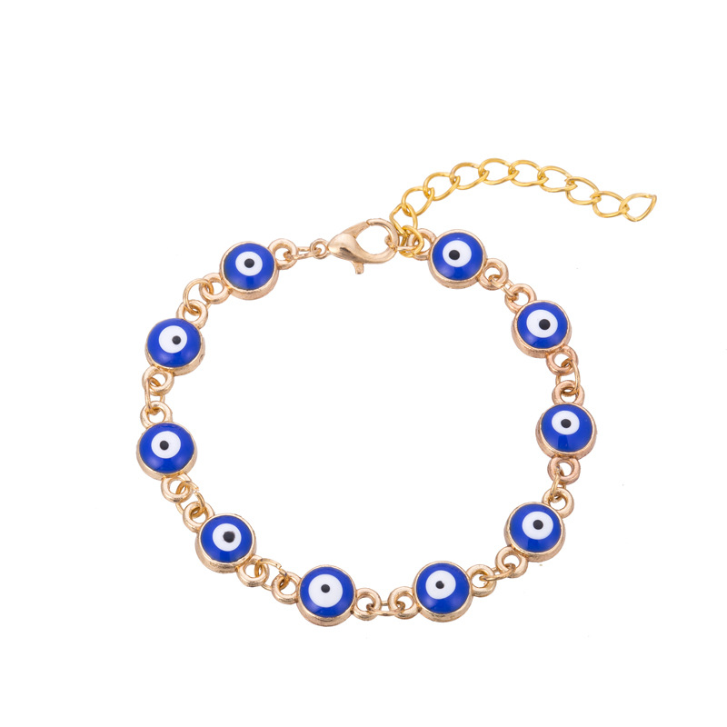 Turkey Blue Evil Eye Charms Chain Simple Adjustable Bracelet Bangle Christmas Gift Bracelets Jewelry Free shipping
Turkey Blue Evil Eye Charms Chain Simple Adjustable Bracelet Bangle Christmas Gift Bracelets Jewelry Free shipping