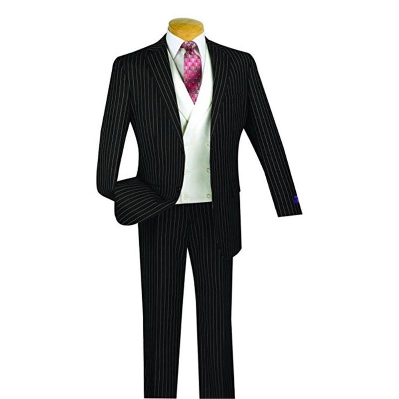 High Quality Men Suits Notch Lapel Best Man Stripe Black Groom Tuxedos Wedding/prom 3 Pieces( Jacket+Pants+Vest+Tie )E144, Same the picture
High Quality Men Suits Notch Lapel Best Man Stripe Black Groom Tuxedos Wedding/prom 3 Pieces( Jacket+Pants+Vest+Tie )E144, Same the picture