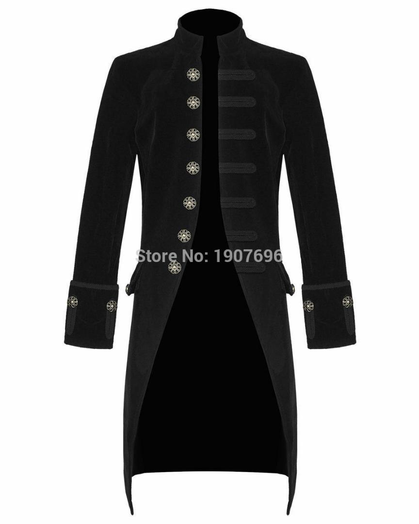 Men's Fashion Steampunk Man Tail Coat Retro Long Jacket Single Breasted Black Male Blazer for Prom Stage Clothes 2019
Men's Fashion Steampunk Man Tail Coat Retro Long Jacket Single Breasted Black Male Blazer for Prom Stage Clothes 2019