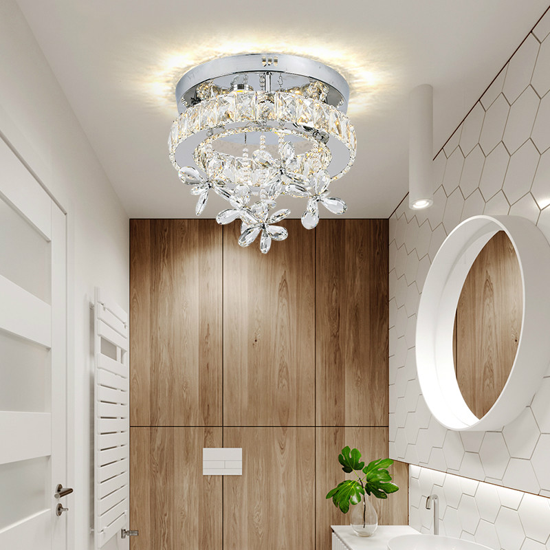 Modern Simple Stainless Steel Crystal Lustre Ceiling Lights 90V~260V LED Clear Crystal Decoration For Living Room Bedroom Restaurant Lamps
Modern Simple Stainless Steel Crystal Lustre Ceiling Lights 90V~260V LED Clear Crystal Decoration For Living Room Bedroom Restaurant Lamps