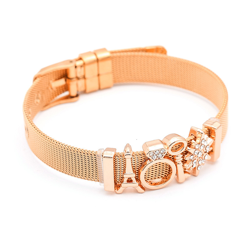 Charm Stainless Steel Bracelet Trend Diy Diamond Snow A String Of Beads Bracelet Send Friend Gift
Charm Stainless Steel Bracelet Trend Diy Diamond Snow A String Of Beads Bracelet Send Friend Gift