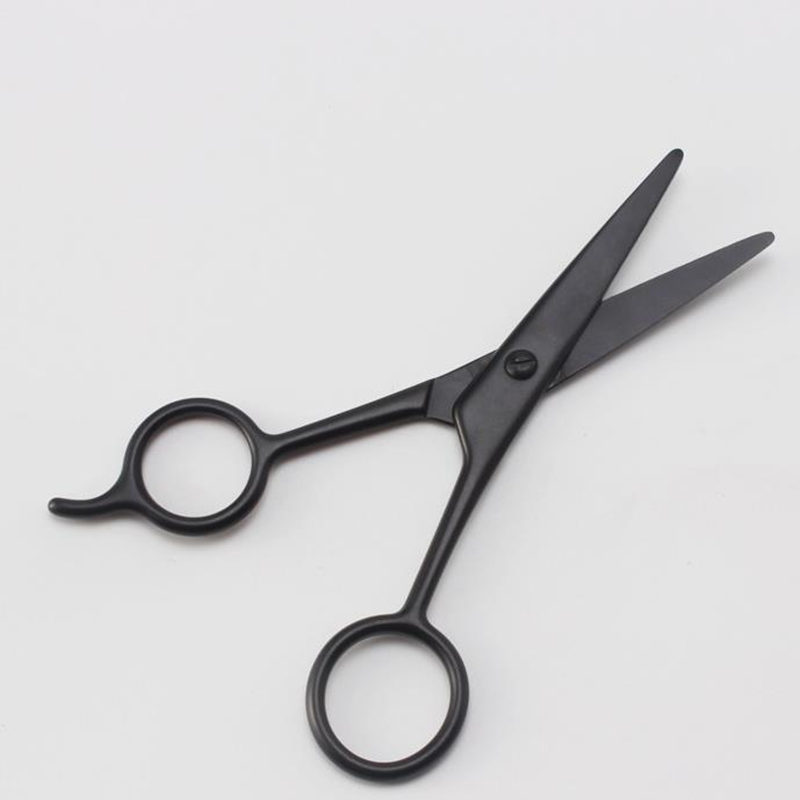 Stainless Steel Beard Scissor Hair Trimmer Beard Mustache Shaving Shear Scissor Eyebrow Bang Scissor Men Beard Shaver Tools F3851