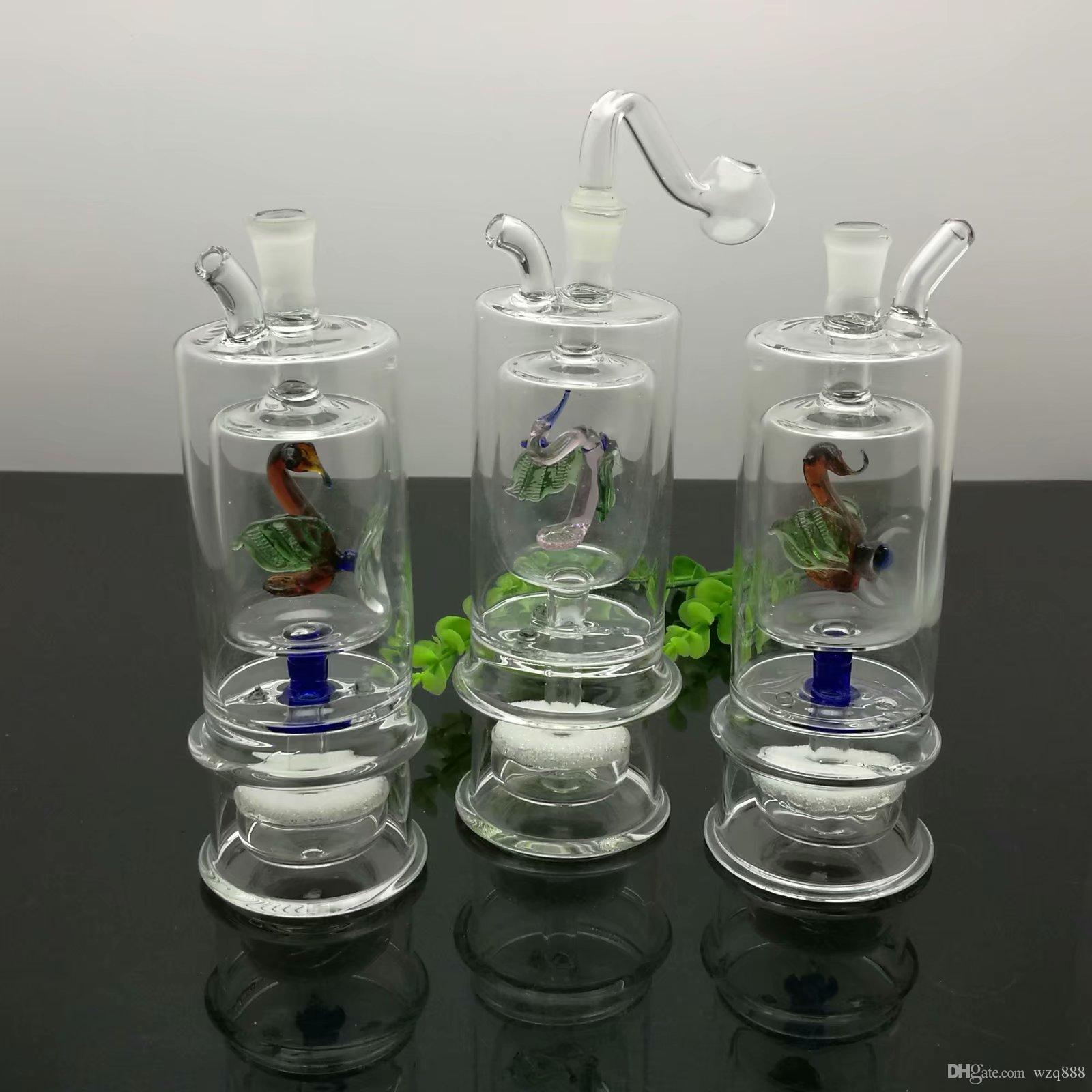 Classic Duckling Double-deck Separator Glass Mute Filtration Water Tobacco Bottle Wholesale Glass bongs Oil Burner Glass Water Pipes Oil Rig
Classic Duckling Double-deck Separator Glass Mute Filtration Water Tobacco Bottle Wholesale Glass bongs Oil Burner Glass Water Pipes Oil Rig