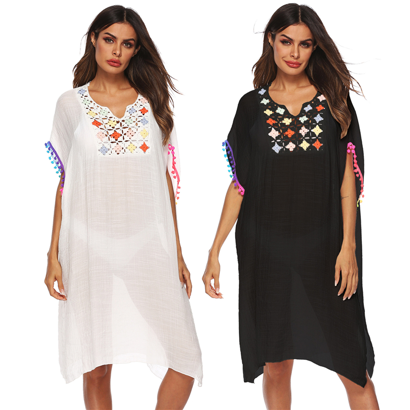 Beach Covers Up Women Summer Dress Black White Fashion Bathing Suits Cover Up Summer New Ladies Vestidos De Verano
Beach Covers Up Women Summer Dress Black White Fashion Bathing Suits Cover Up Summer New Ladies Vestidos De Verano
