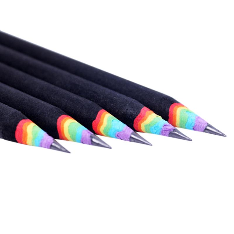 Black And White Wood Set Rainbow 2B Pencils School Office Stationery Kids Gift School Supplies Writing lapices matite A50
Black And White Wood Set Rainbow 2B Pencils School Office Stationery Kids Gift School Supplies Writing lapices matite A50