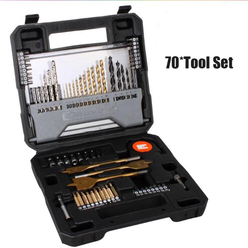 70PCS Twist Drill Bit Set Multi-Bit Repair Tool Kit For Wood Metal Cement Drilling And Screw Driving Drill Bits
70PCS Twist Drill Bit Set Multi-Bit Repair Tool Kit For Wood Metal Cement Drilling And Screw Driving Drill Bits