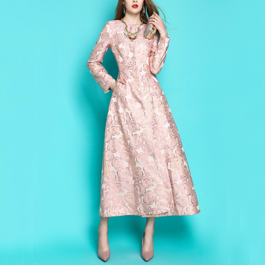 2019 spring autumn trench coat for women heavy embroidery jacquard flower pink x-long loose plus size fashion windbreaker h163, As pic
2019 spring autumn trench coat for women heavy embroidery jacquard flower pink x-long loose plus size fashion windbreaker h163, As pic