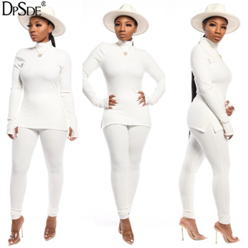 DPSDE White Vocation Women 2 Pieces Set Orange High Collar Full Sleeve Bodycon Tight Top Autumn New 2019 Skinny Sexy Long Pants
DPSDE White Vocation Women 2 Pieces Set Orange High Collar Full Sleeve Bodycon Tight Top Autumn New 2019 Skinny Sexy Long Pants