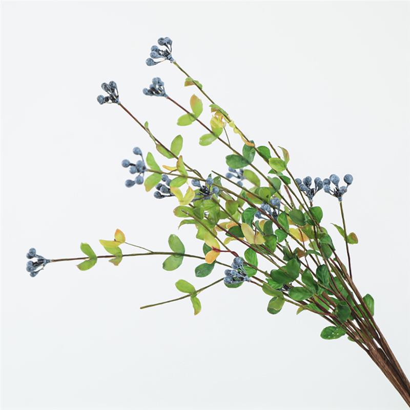 1 Bundle Artificial Berry Picks Decorative Fake Berry Stems Faux Branches for Wedding Home Decorative Artificial Plants