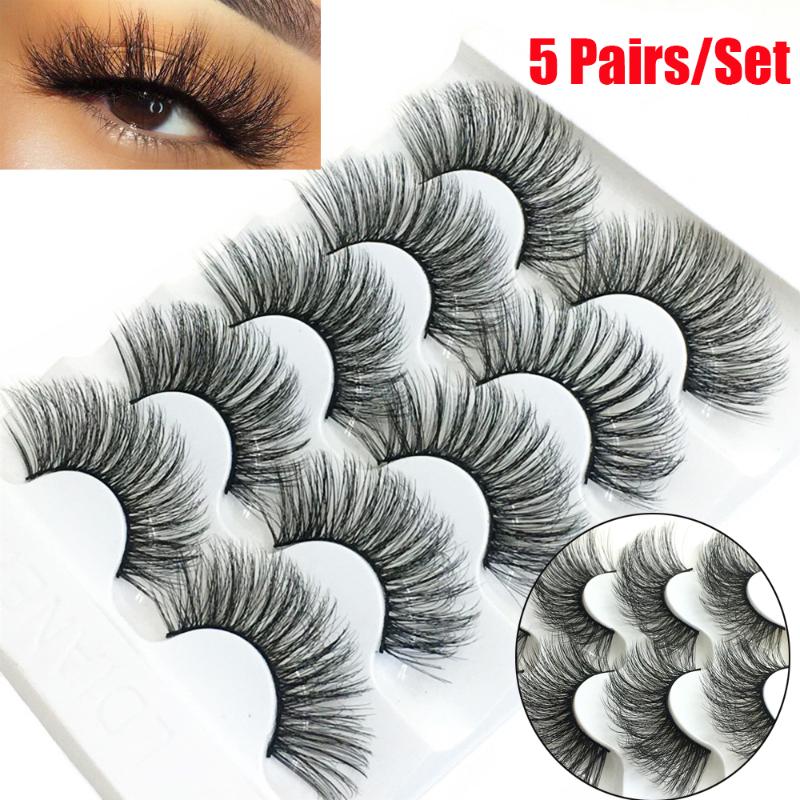 New 5 Pairs 6D Faux Mink Hair False Eyelashes Soft Fluffy Wispy Thick Lashes Handmade Eye Makeup Extension 5 Styles
New 5 Pairs 6D Faux Mink Hair False Eyelashes Soft Fluffy Wispy Thick Lashes Handmade Eye Makeup Extension 5 Styles