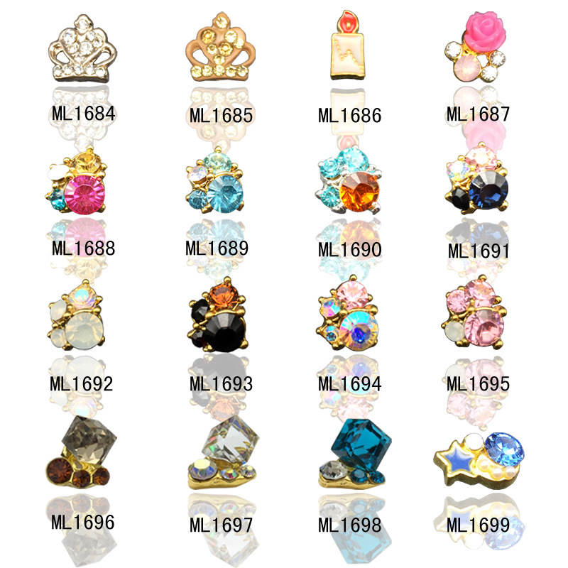 10pcs New Crystal Colourful Nail Rhinestone Alloy Nail Art Decorations DIY Glitter 3D Jewelry Pendant Japan Style
10pcs New Crystal Colourful Nail Rhinestone Alloy Nail Art Decorations DIY Glitter 3D Jewelry Pendant Japan Style