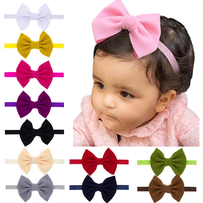 Baby Girls Solid Bowknot Elastic Hair Bands Headbands Toddler Kids Headwear Headdress Bandanas Beautiful HuiLin DWH101, As photo
Baby Girls Solid Bowknot Elastic Hair Bands Headbands Toddler Kids Headwear Headdress Bandanas Beautiful HuiLin DWH101, As photo