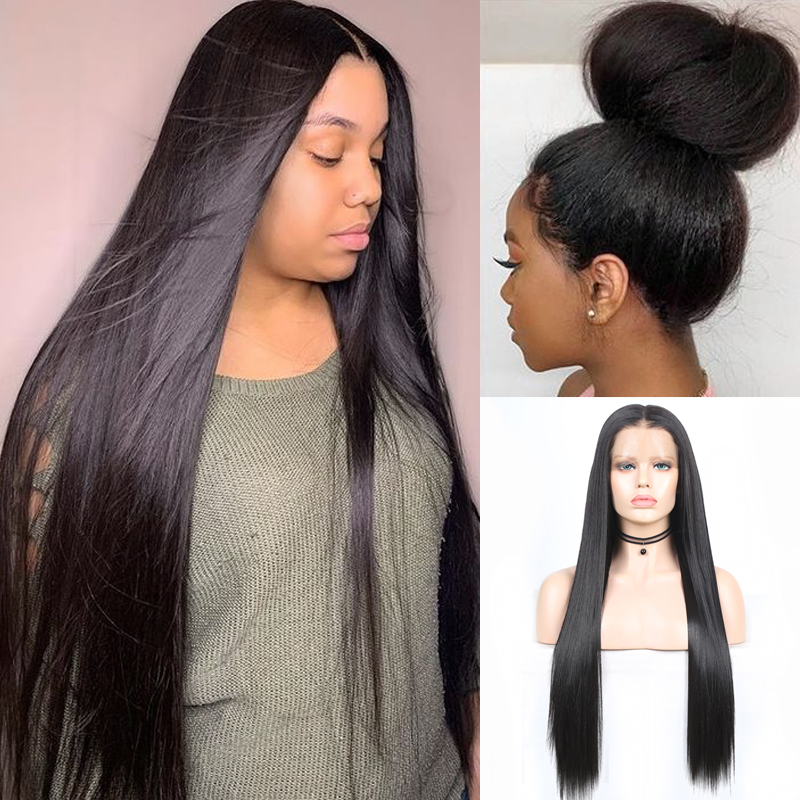 Charisma Long Straight Hair Natural Color Pre Plucked Full Lace Wig Middle Part Synthetic Wigs for Black Women
Charisma Long Straight Hair Natural Color Pre Plucked Full Lace Wig Middle Part Synthetic Wigs for Black Women