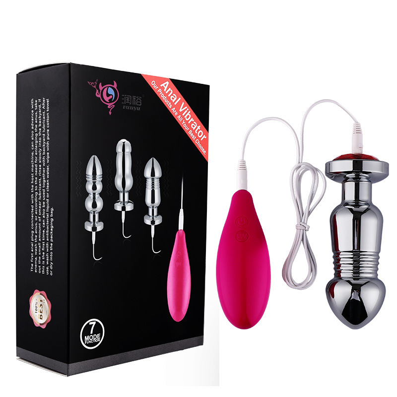 Metal Anal Plug 10 Modes Vibration Vibrating Sex Toy for Adult Sexual Play BDSM Anus Intruder Equipment Butt Plugs Stimulator Masturbator